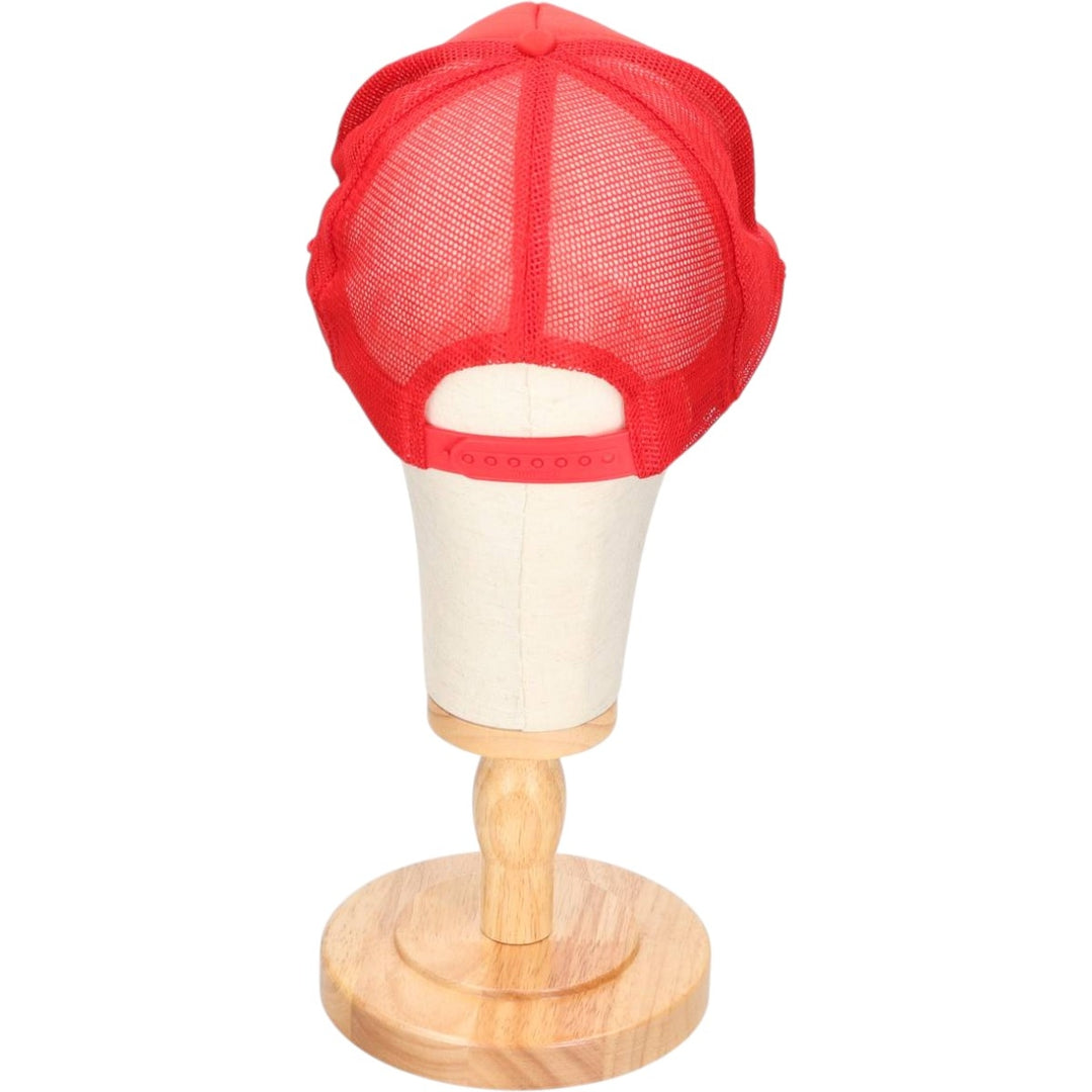 NISSIN CAP RELIABLE MOTOR SUPPLY Trucker Cap Mesh Cap One Size Fits Most unclear red type Vintage Second Hand