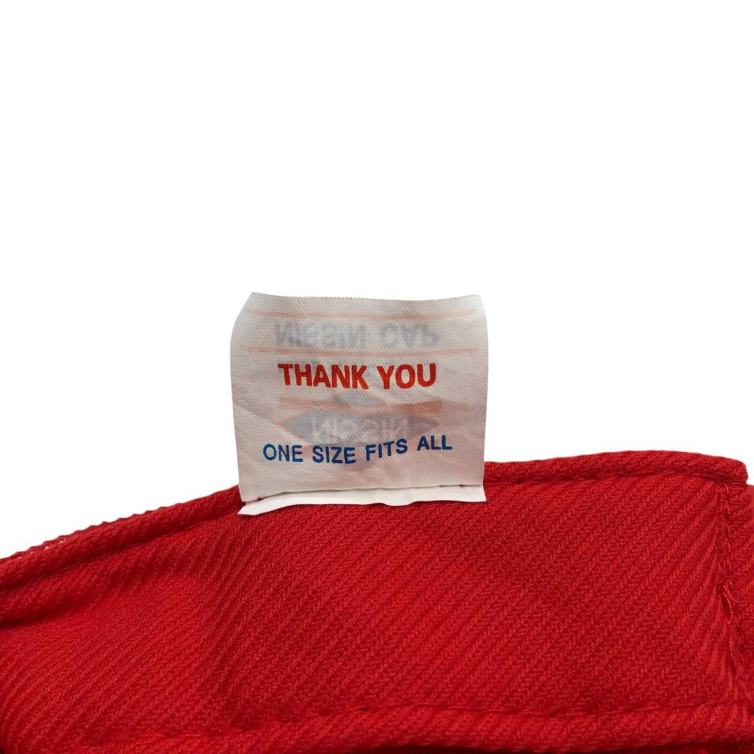 NISSIN CAP RELIABLE MOTOR SUPPLY Trucker Cap Mesh Cap One Size Fits Most unclear red type Vintage Second Hand