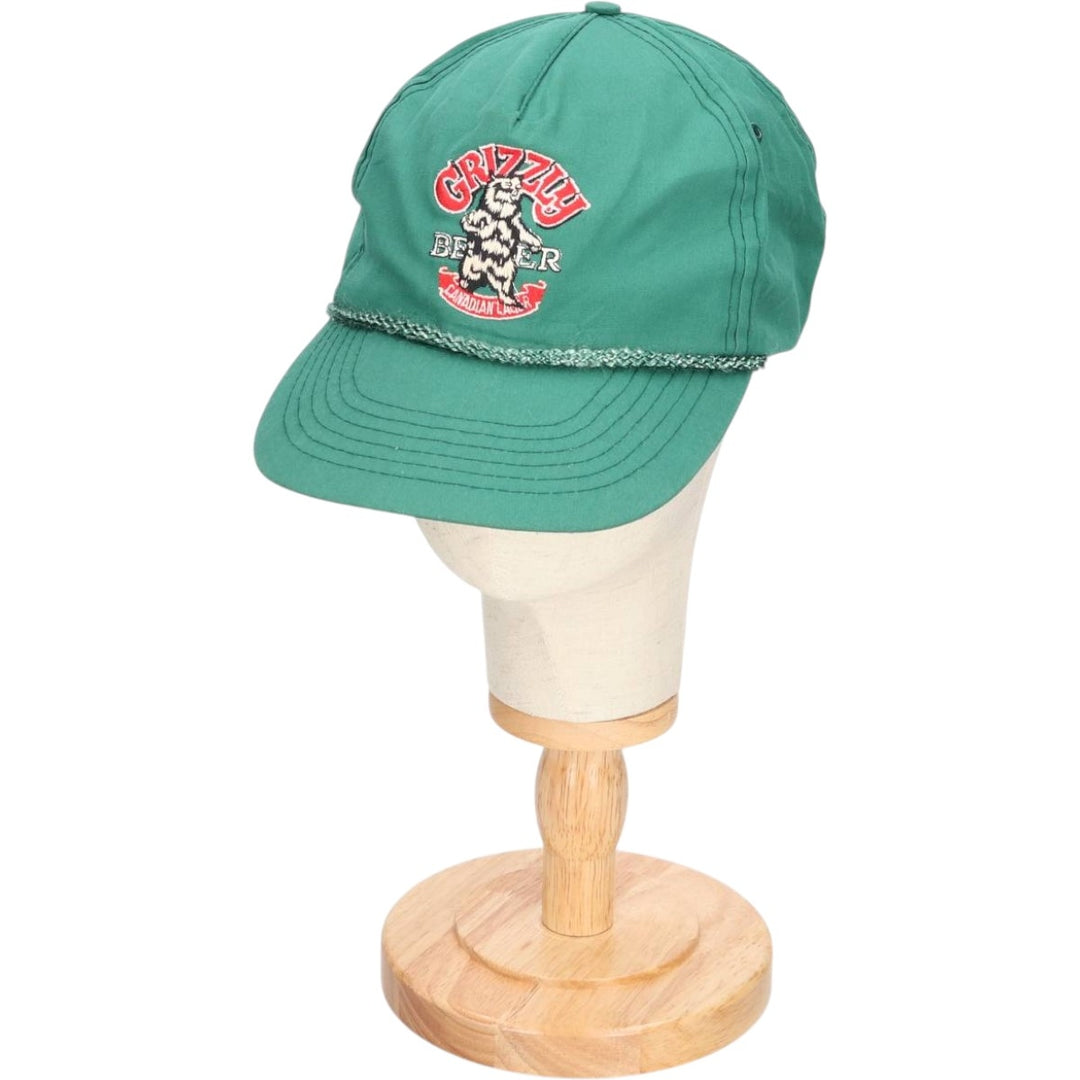 Maplecap Baseball Cap (Free Size) polyester green type Vintage Second Hand