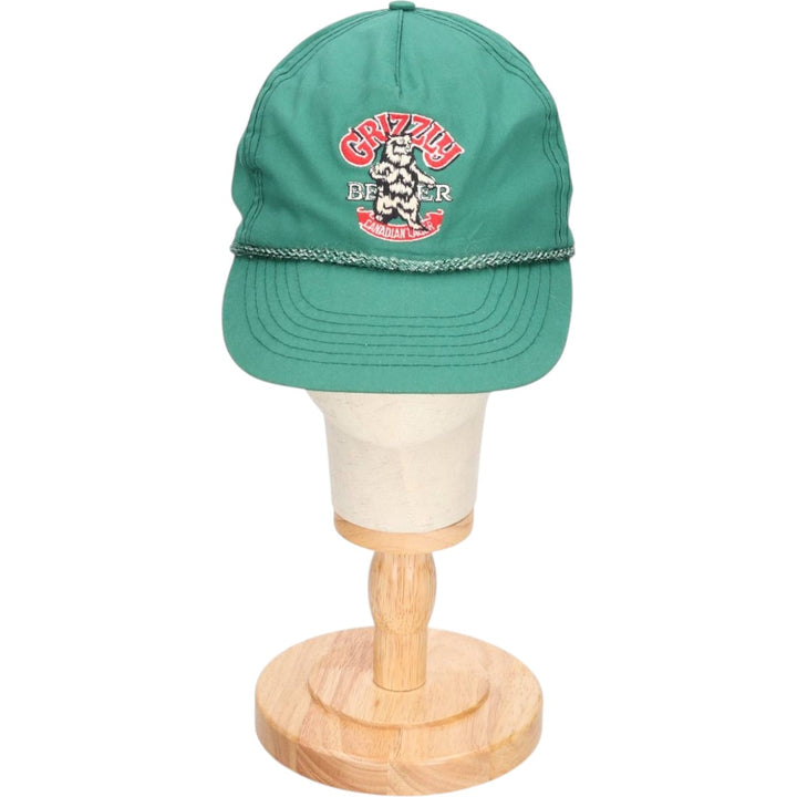 Maplecap Baseball Cap (Free Size) polyester green type Vintage Second Hand