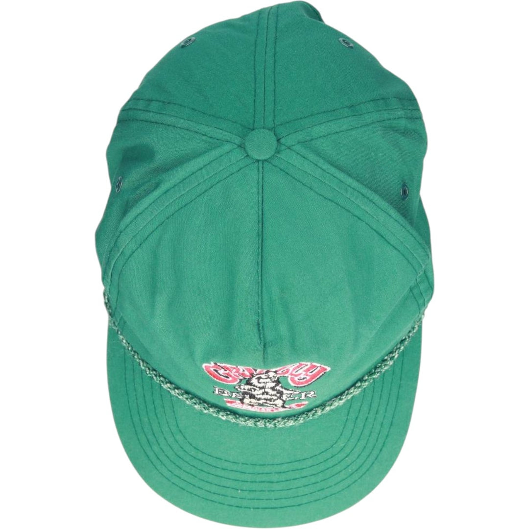 Maplecap Baseball Cap (Free Size) polyester green type Vintage Second Hand