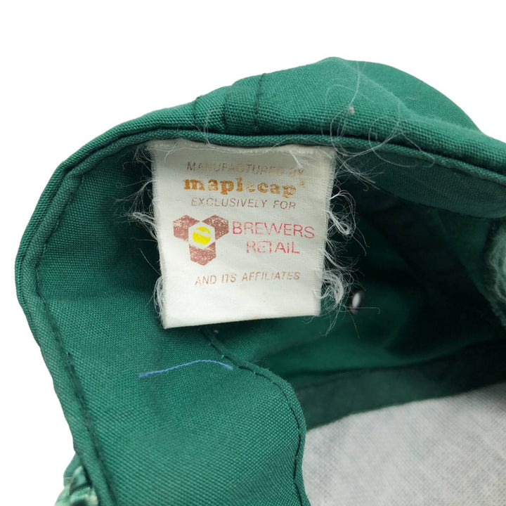 Maplecap Baseball Cap (Free Size) polyester green type Vintage Second Hand