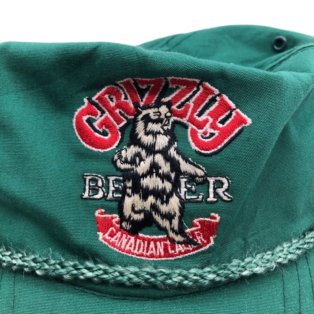 Maplecap Baseball Cap (Free Size) polyester green type Vintage Second Hand