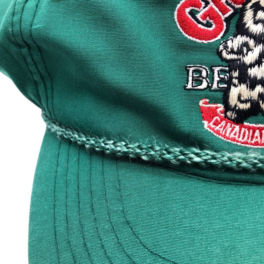 Maplecap Baseball Cap (Free Size) polyester green type Vintage Second Hand