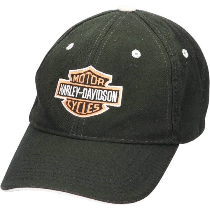 Harley-Davidson 6-Panel Baseball Cap, One Size Fits Most unclear black type Vintage Second Hand