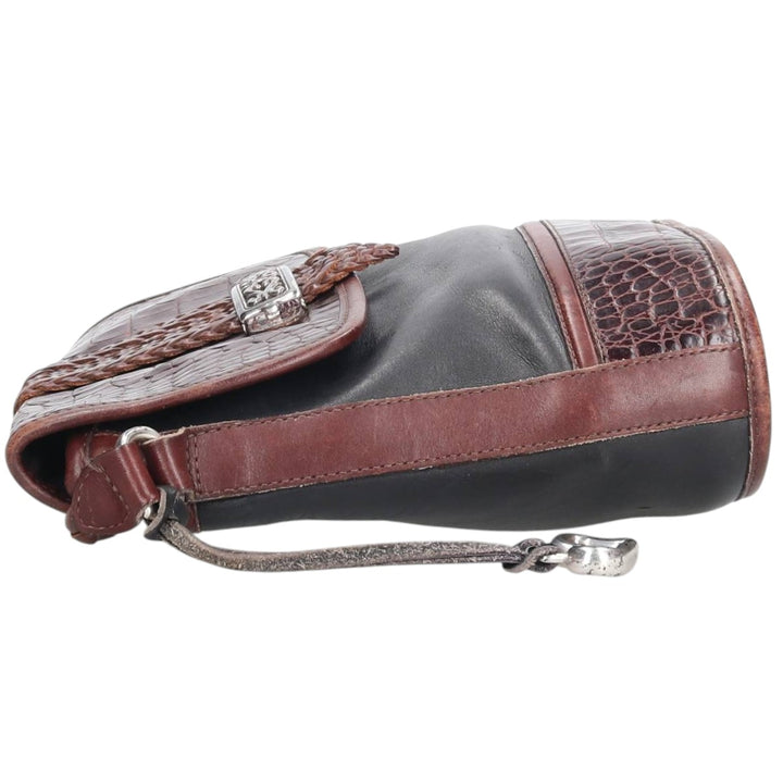 Brighton Shoulder Bag genuine leather brown type Vintage Second Hand