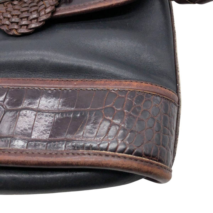 Brighton Shoulder Bag genuine leather brown type Vintage Second Hand