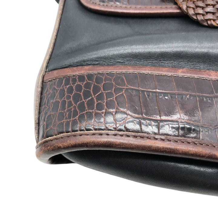 Brighton Shoulder Bag genuine leather brown type Vintage Second Hand