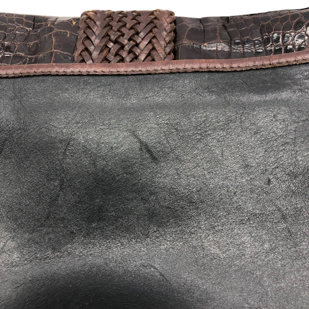 Brighton Shoulder Bag genuine leather brown type Vintage Second Hand