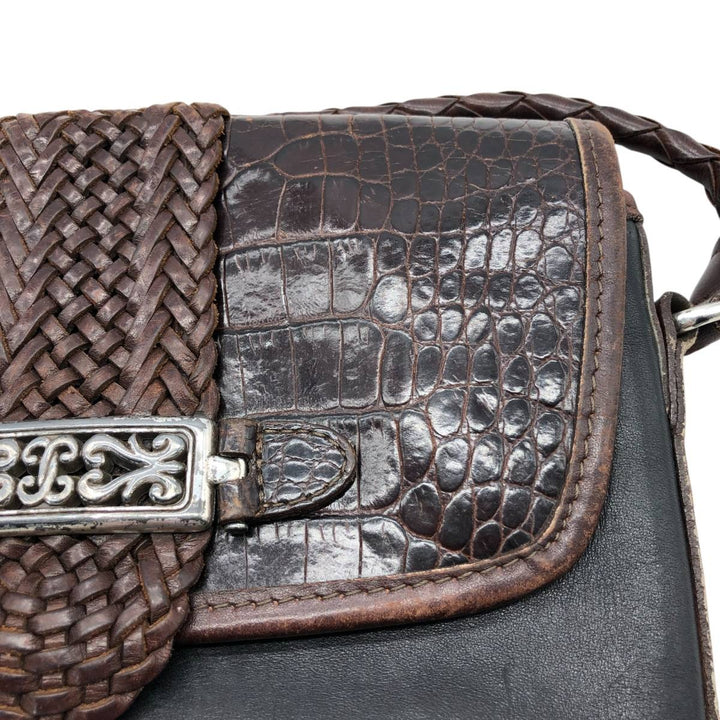 Brighton Shoulder Bag genuine leather brown type Vintage Second Hand