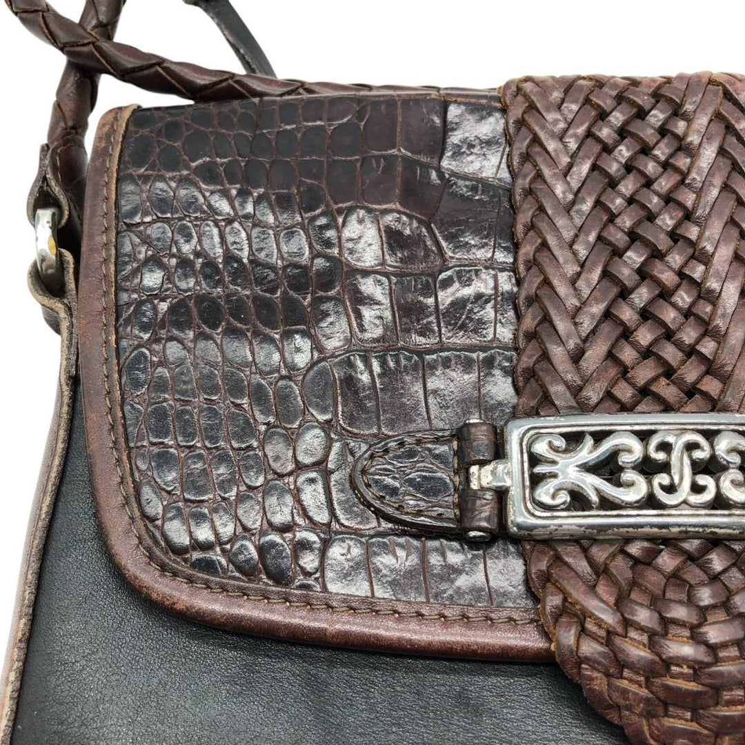 Brighton Shoulder Bag genuine leather brown type Vintage Second Hand