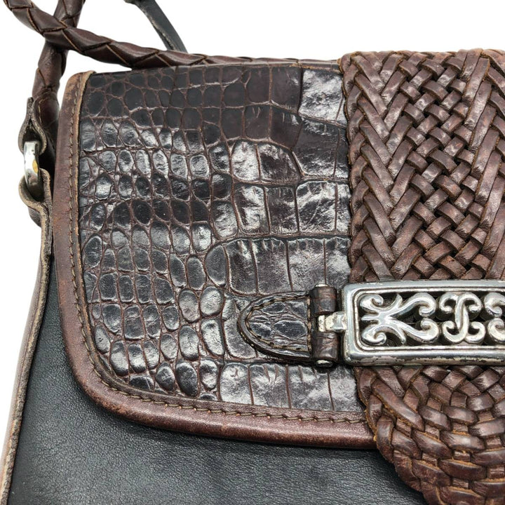 Brighton Shoulder Bag genuine leather brown type Vintage Second Hand