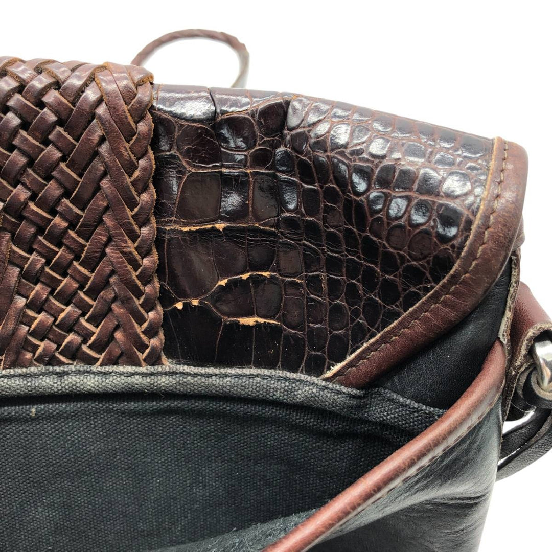 Brighton Shoulder Bag genuine leather brown type Vintage Second Hand