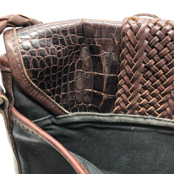 Brighton Shoulder Bag genuine leather brown type Vintage Second Hand