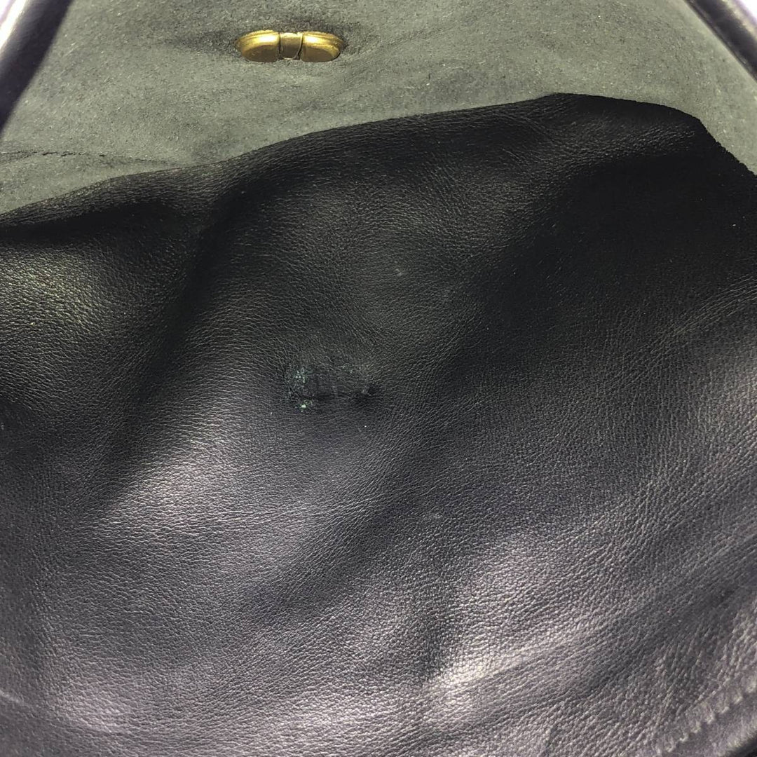 90'S Coach Old Coach Turnlock Shoulder Bag Vintage genuine leather black type Vintage Second Hand