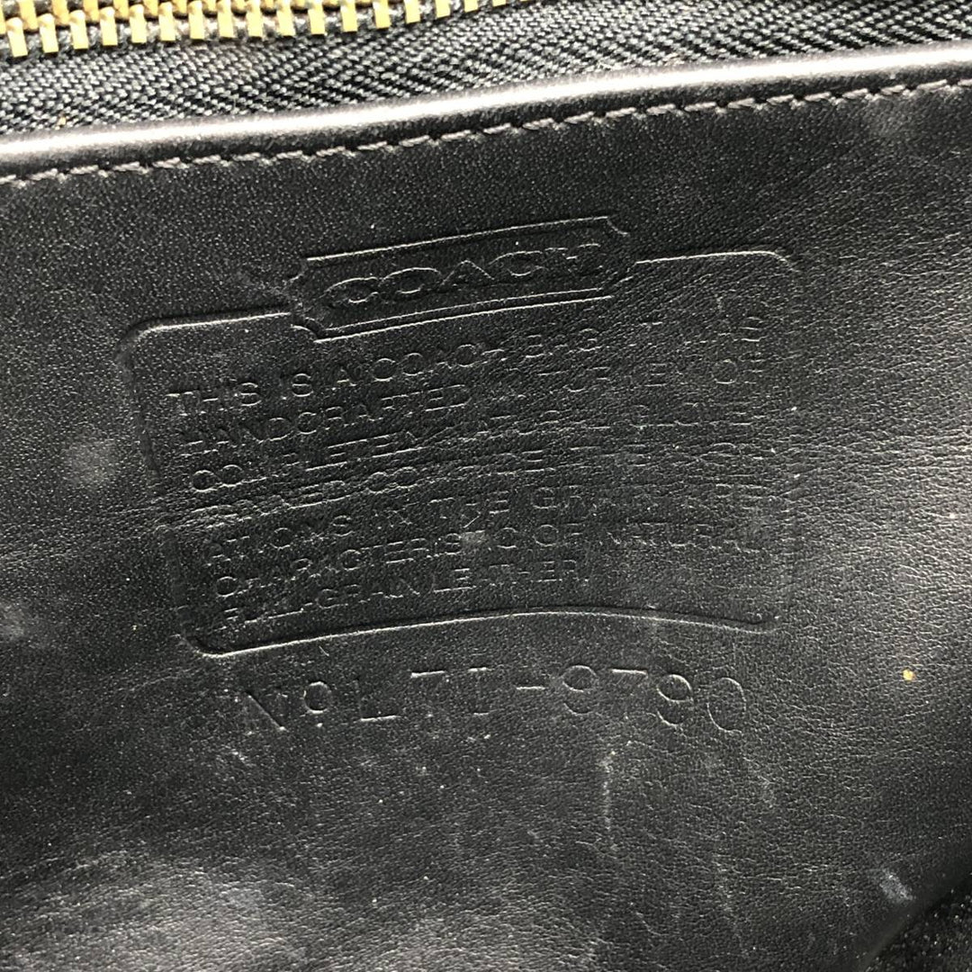 90'S Coach Old Coach Turnlock Shoulder Bag Vintage genuine leather black type Vintage Second Hand