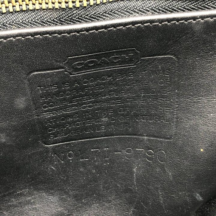 90'S Coach Old Coach Turnlock Shoulder Bag Vintage genuine leather black type Vintage Second Hand