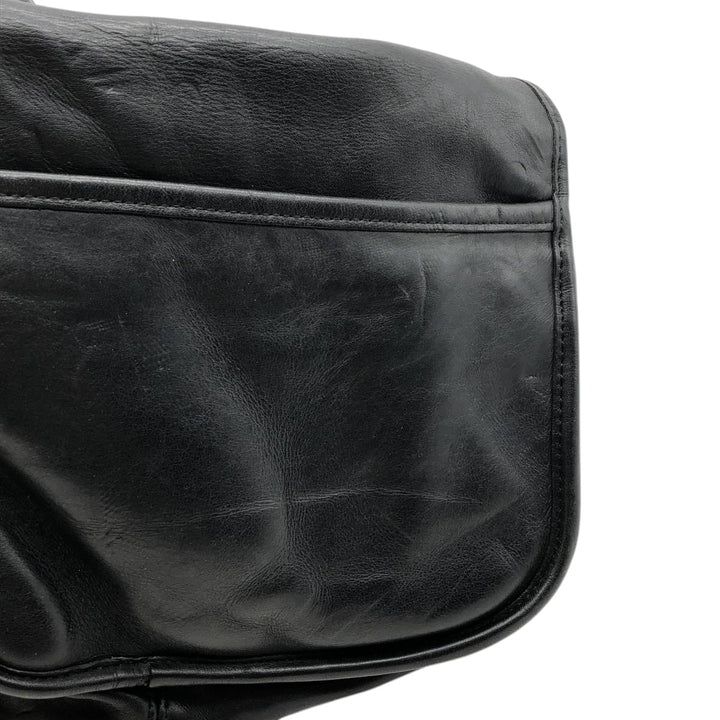 90'S Coach Old Coach Turnlock Shoulder Bag Vintage genuine leather black type Vintage Second Hand