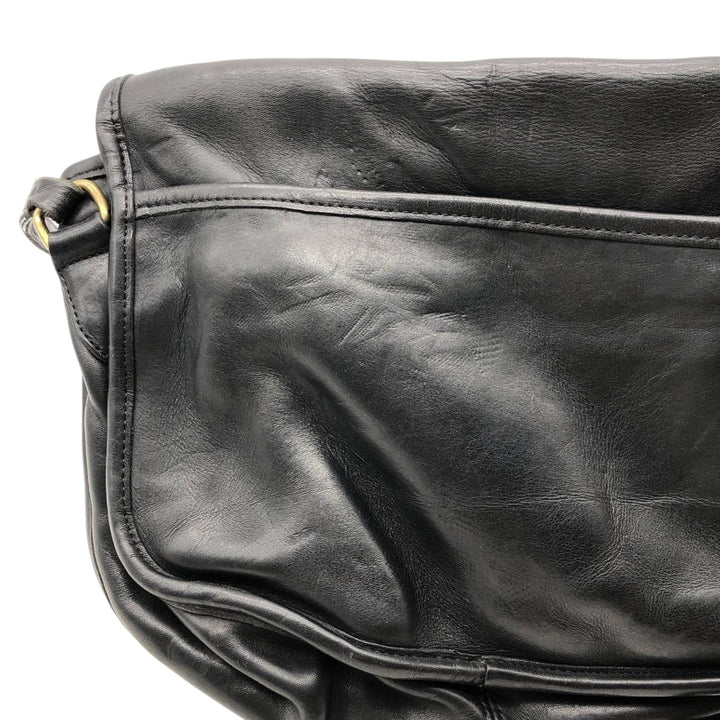 90'S Coach Old Coach Turnlock Shoulder Bag Vintage genuine leather black type Vintage Second Hand