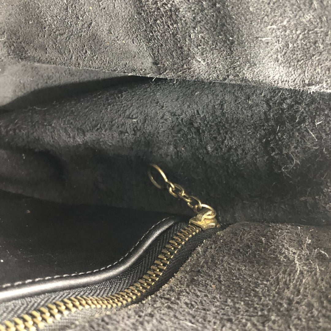 90'S Coach Old Coach Turnlock Shoulder Bag Vintage genuine leather black type Vintage Second Hand