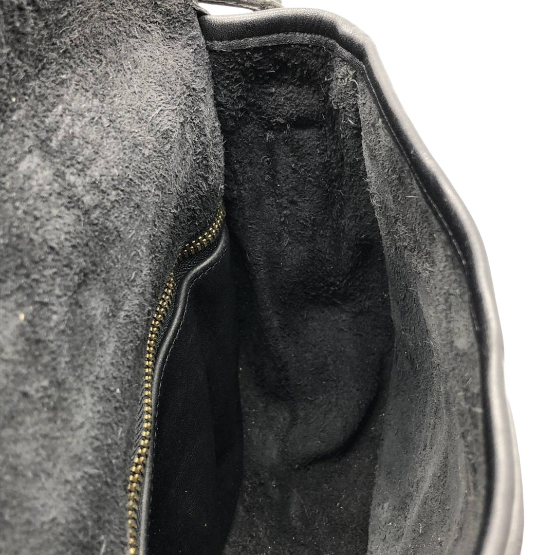 90'S Coach Old Coach Turnlock Shoulder Bag Vintage genuine leather black type Vintage Second Hand