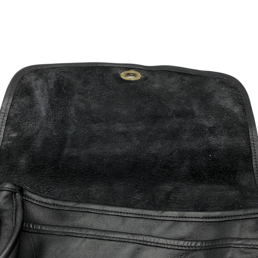 90'S Coach Old Coach Turnlock Shoulder Bag Vintage genuine leather black type Vintage Second Hand
