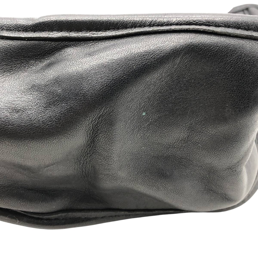 90'S Coach Old Coach Turnlock Shoulder Bag Vintage genuine leather black type Vintage Second Hand