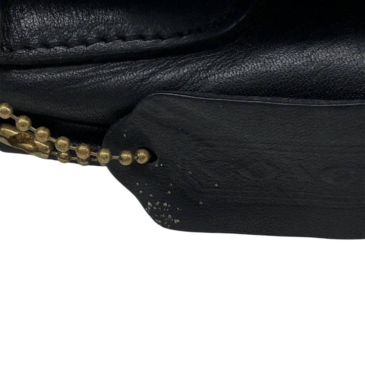 90'S Coach Old Coach Turnlock Shoulder Bag Vintage genuine leather black type Vintage Second Hand
