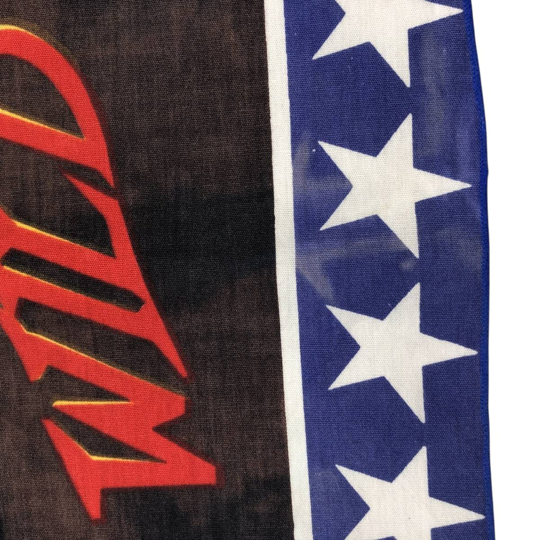 Eagle Pattern Bandana - Equivalent cotton black type Vintage Second Hand