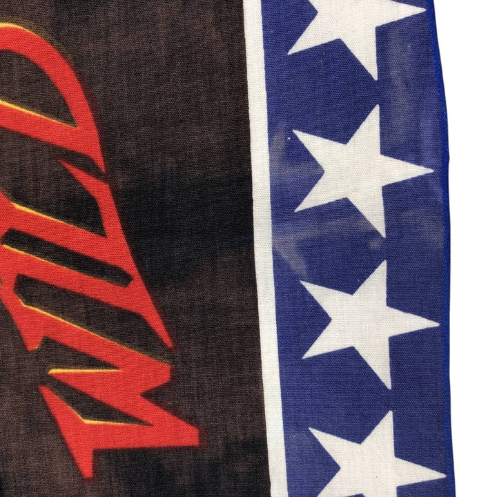 Eagle Pattern Bandana - Equivalent cotton black type Vintage Second Hand