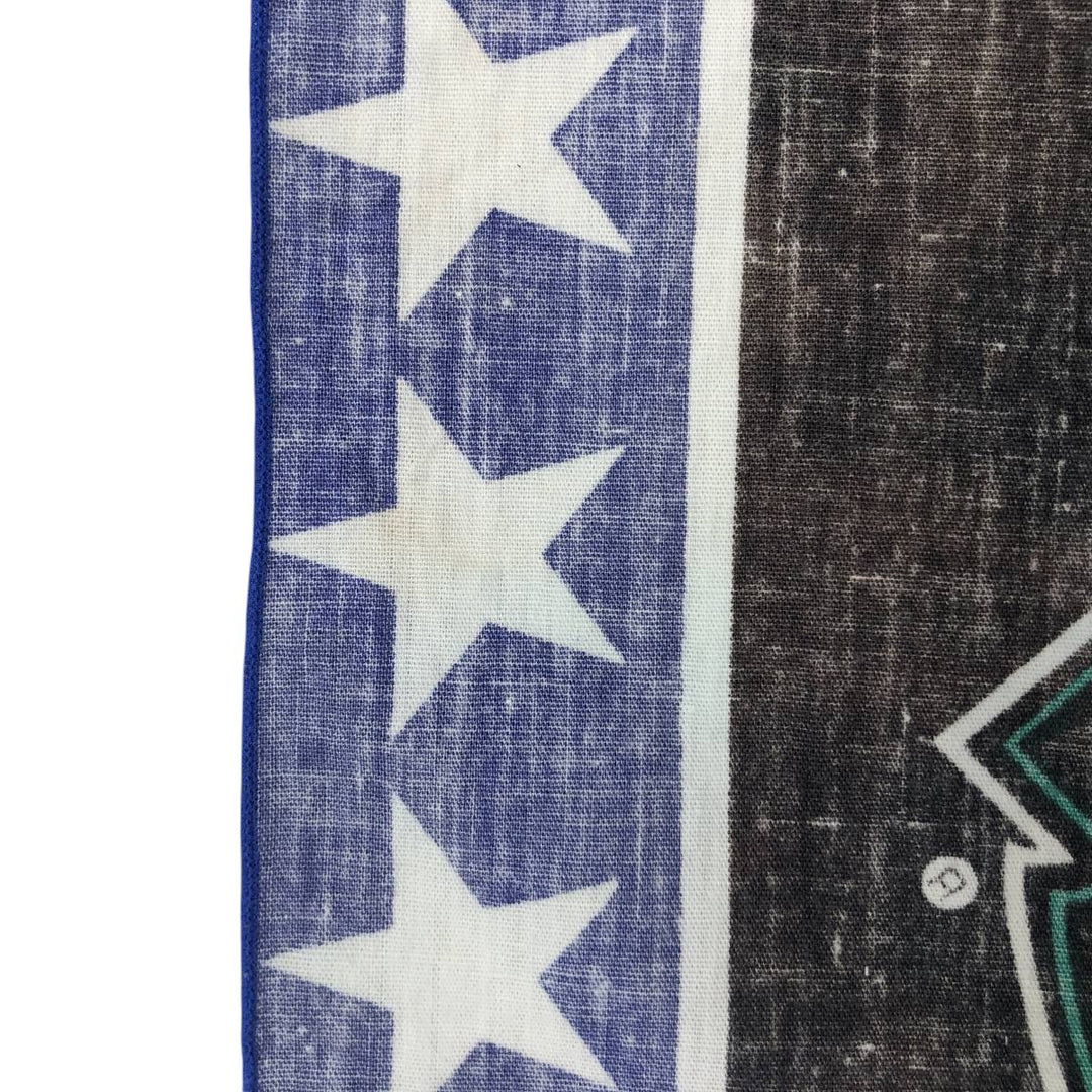 Eagle Pattern Bandana - Equivalent cotton black type Vintage Second Hand