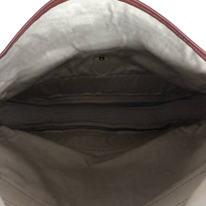 J AND M DAVIDSON Floral Shoulder Bag Made in England unclear brown type Vintage Second Hand