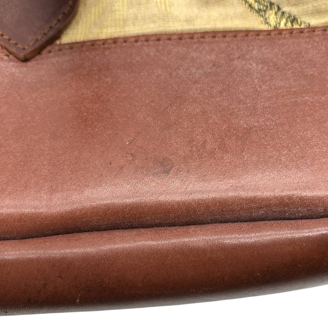 J AND M DAVIDSON Floral Shoulder Bag Made in England unclear brown type Vintage Second Hand