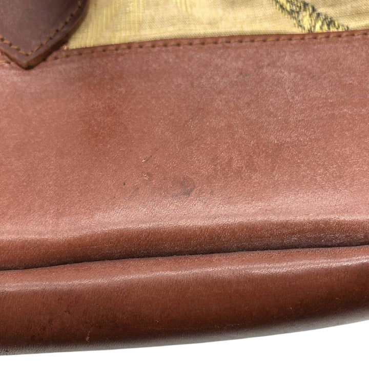 J AND M DAVIDSON Floral Shoulder Bag Made in England unclear brown type Vintage Second Hand