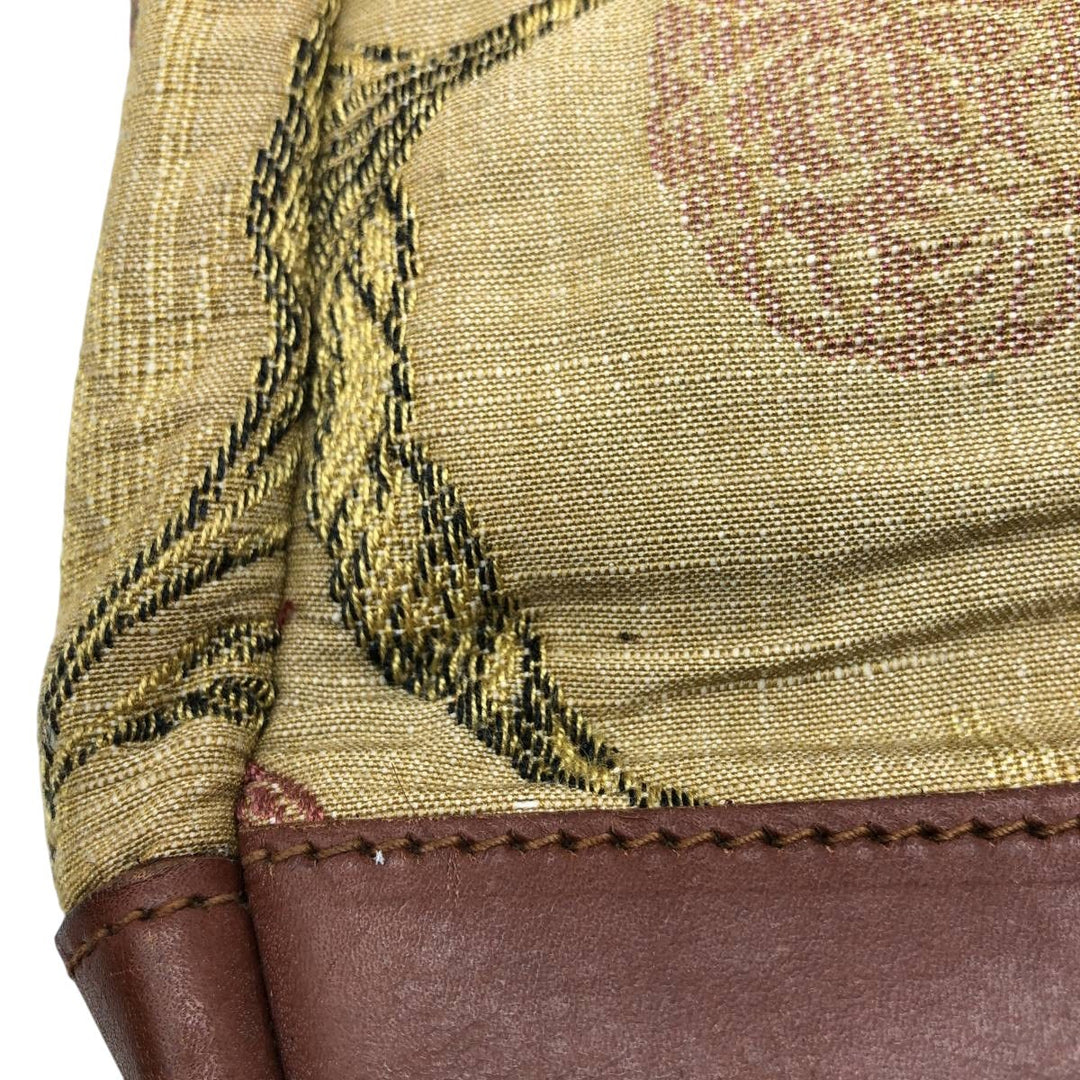 J AND M DAVIDSON Floral Shoulder Bag Made in England unclear brown type Vintage Second Hand