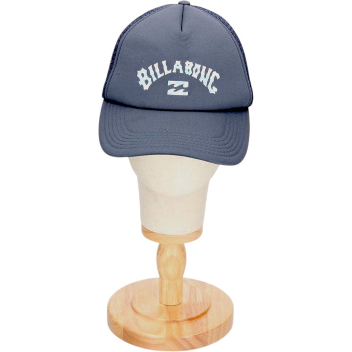 Billabong mesh trucker cap, one size fits all polyester navy blue type Vintage Second Hand