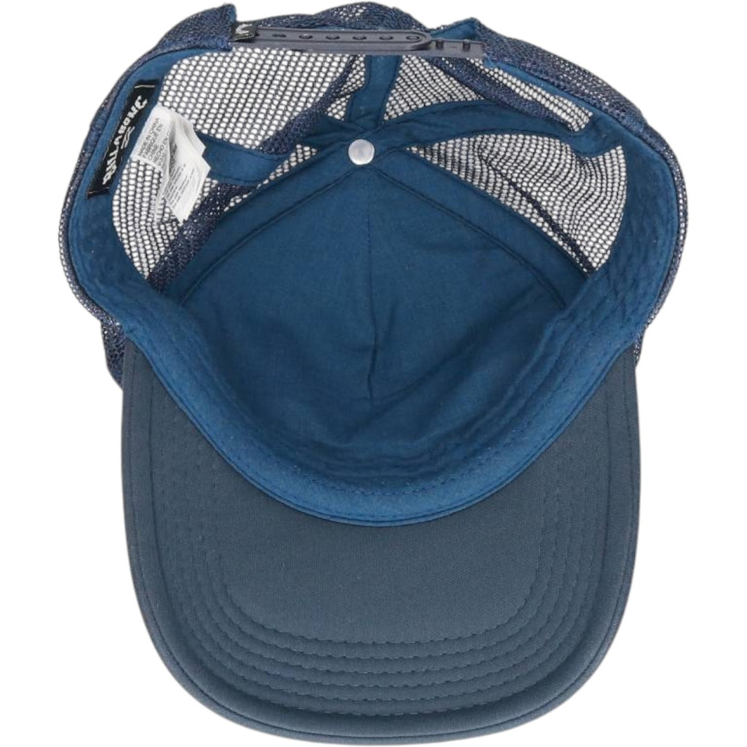 Billabong mesh trucker cap, one size fits all polyester navy blue type Vintage Second Hand