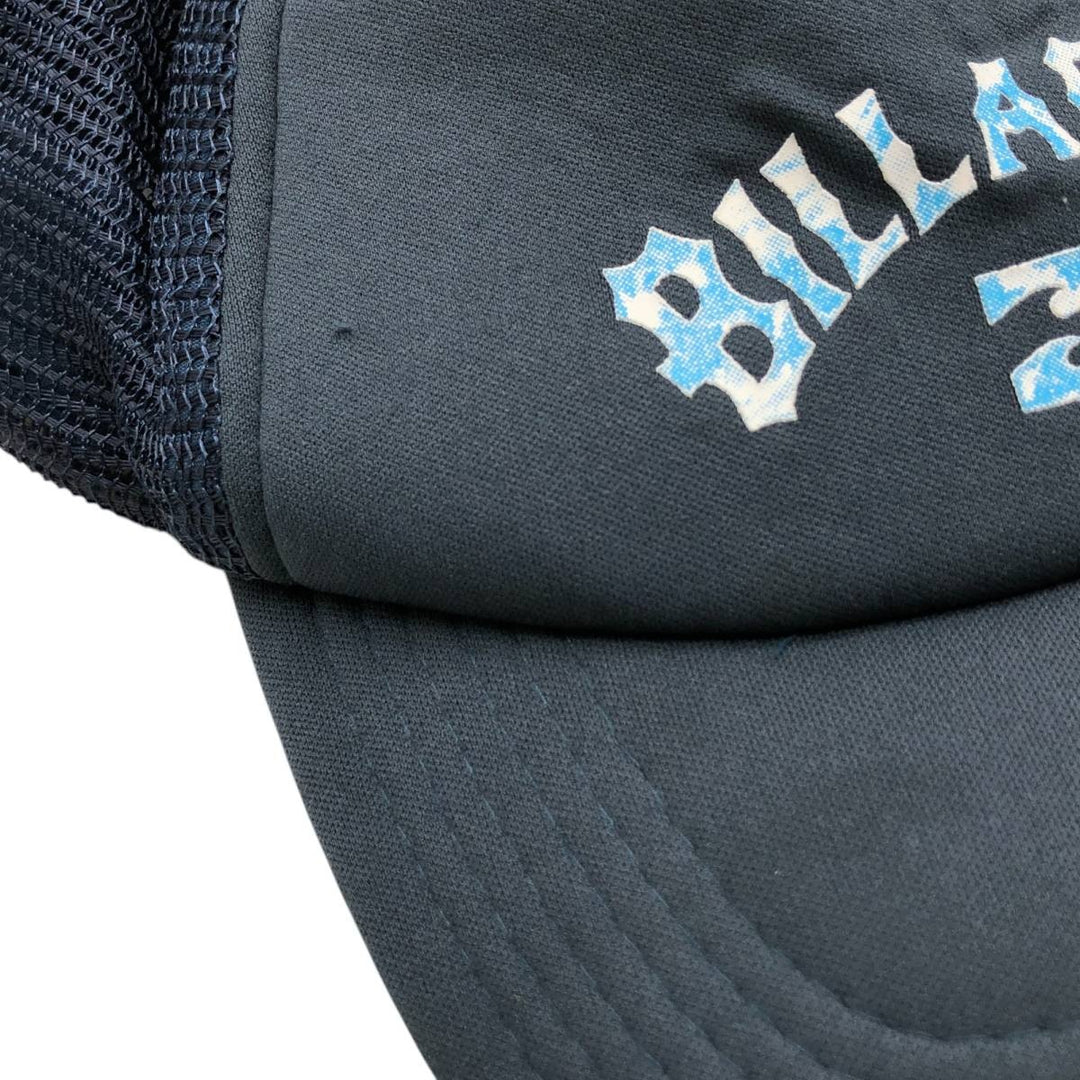 Billabong mesh trucker cap, one size fits all polyester navy blue type Vintage Second Hand