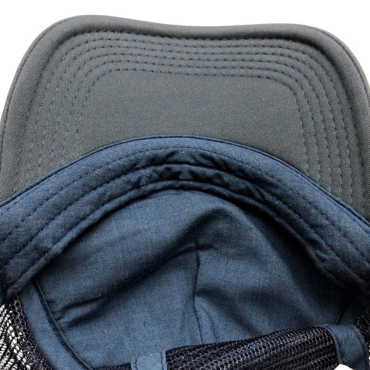 Billabong mesh trucker cap, one size fits all polyester navy blue type Vintage Second Hand