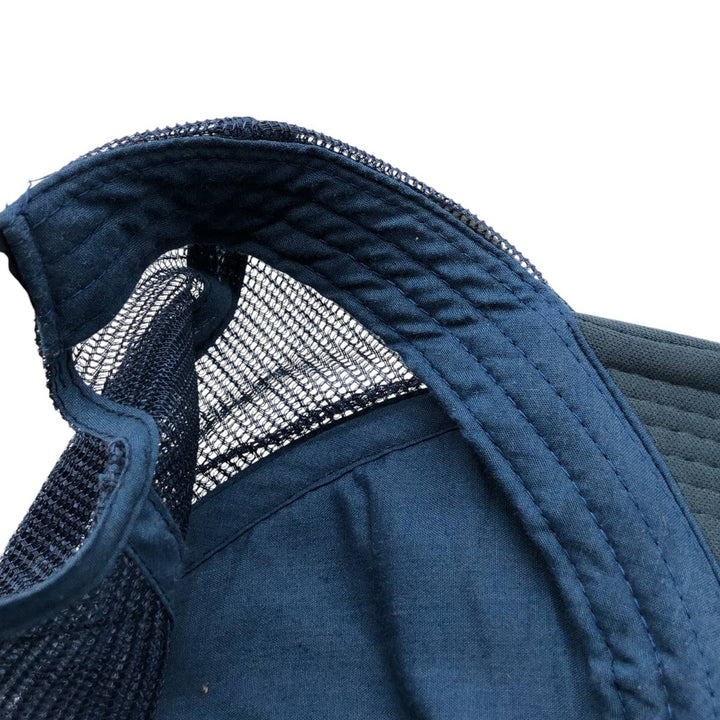 Billabong mesh trucker cap, one size fits all polyester navy blue type Vintage Second Hand
