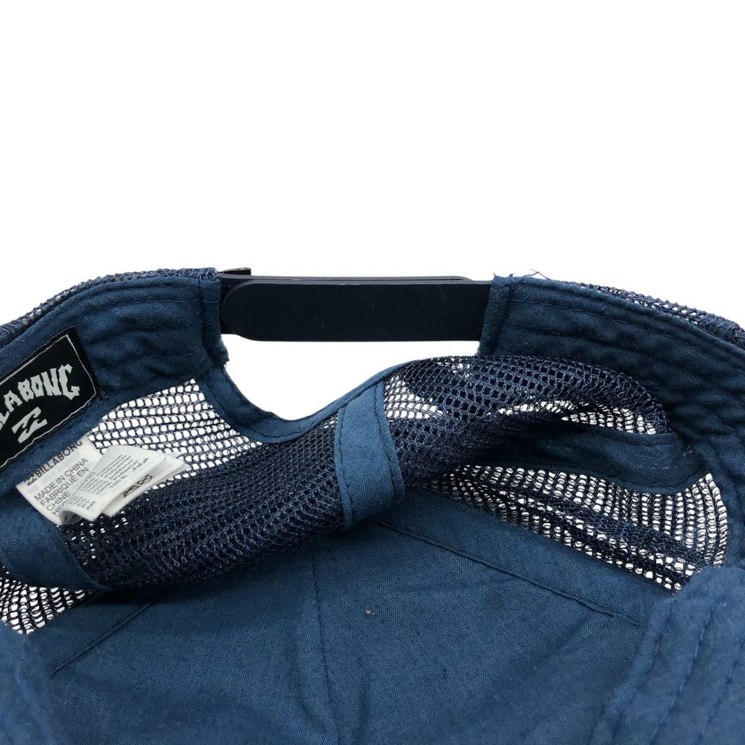 Billabong mesh trucker cap, one size fits all polyester navy blue type Vintage Second Hand