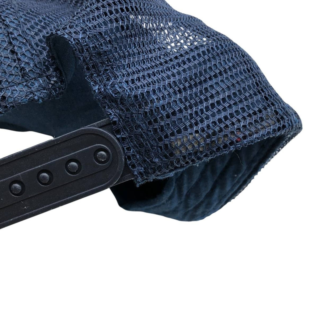 Billabong mesh trucker cap, one size fits all polyester navy blue type Vintage Second Hand