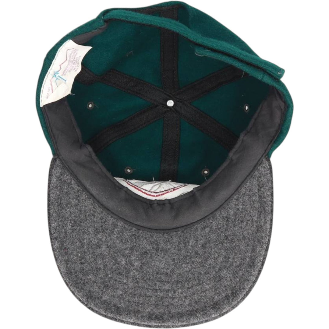 Vintage 90'S SCI 6-Panel Cap, One Size Fits All wool Green type dark green Vintage Second Hand