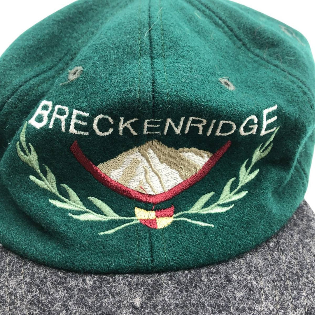 Vintage 90'S SCI 6-Panel Cap, One Size Fits All wool Green type dark green Vintage Second Hand