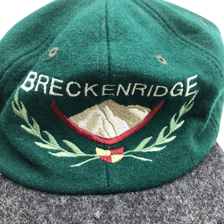 Vintage 90'S SCI 6-Panel Cap, One Size Fits All wool Green type dark green Vintage Second Hand