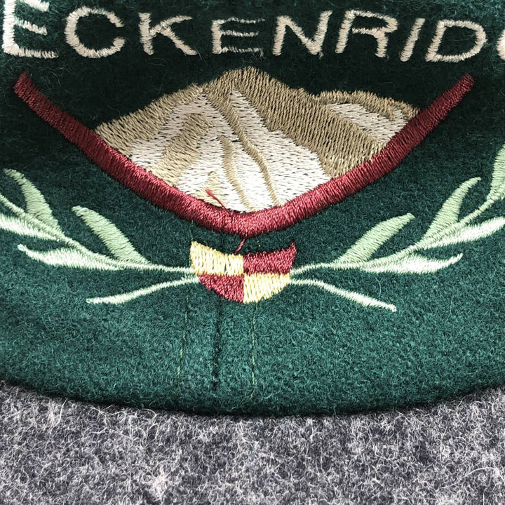 Vintage 90'S SCI 6-Panel Cap, One Size Fits All wool Green type dark green Vintage Second Hand