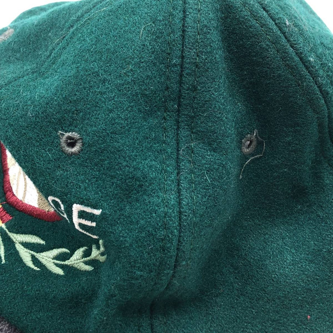 Vintage 90'S SCI 6-Panel Cap, One Size Fits All wool Green type dark green Vintage Second Hand