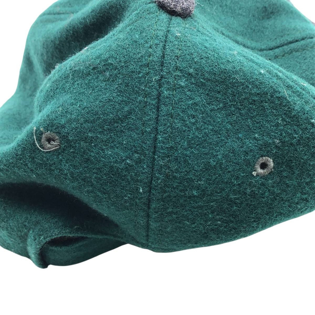 Vintage 90'S SCI 6-Panel Cap, One Size Fits All wool Green type dark green Vintage Second Hand