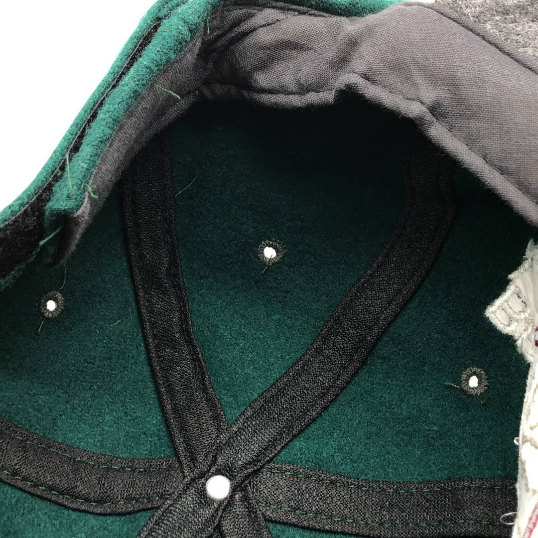 Vintage 90'S SCI 6-Panel Cap, One Size Fits All wool Green type dark green Vintage Second Hand