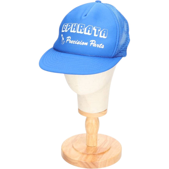 EPHRATA Precision Parts Advertising Mesh Trucker Cap, One Size Fits Most, Vintage unclear blue type Vintage Second Hand